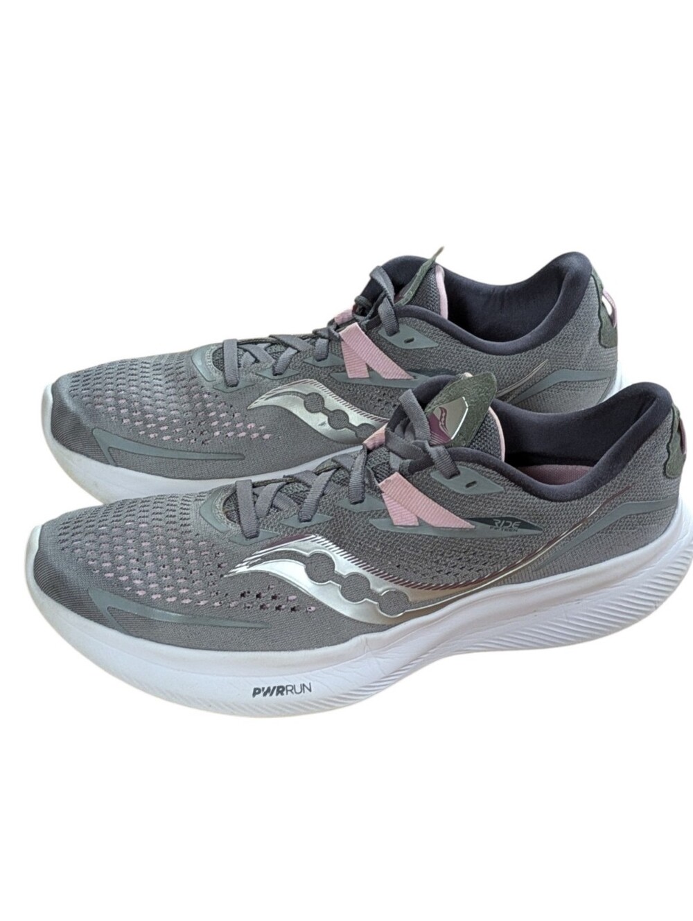 Saucony Ride 15 Womens Running Shoes Gray Size 11 - Picture 13 of 13
